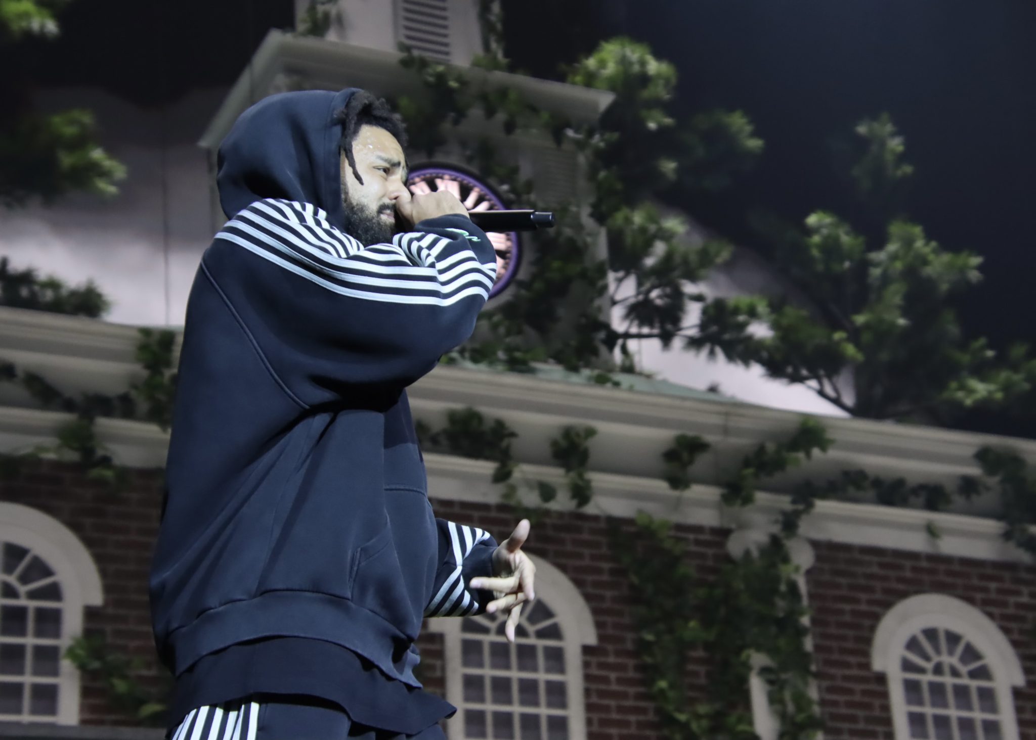 J Cole at TD Garden in Boston, Massachusetts on August 7, 2026.