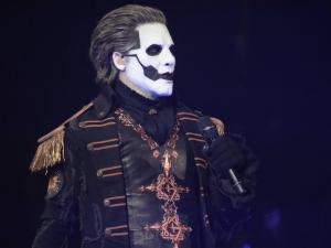 Ghost performing at the Amica Mutual Pavilion