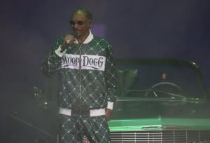 Snoop Dogg at the Xfinity Center in Mansfield, Massachusetts