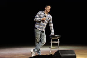 Steve-O performing at The Strand Ballroom & Theatre