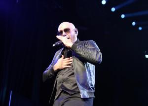 Pitbull at the Xfinity Center in Mansfield, MA