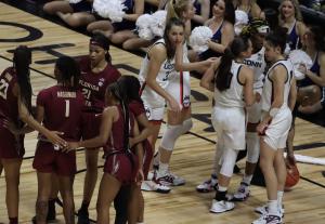 UConn vs Florida State at the Basketball Hall of Fame Women's Showcase