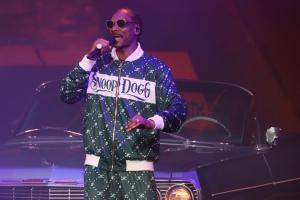 Snoop Dogg at the Xfinity Center in Mansfield, Massachusetts