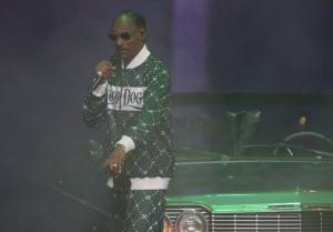 Snoop Dogg at the Xfinity Center in Mansfield, Massachusetts