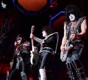 KISS and David Lee Roth performing at the SNHU Arena in Manchester, NH