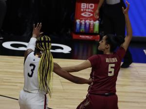 UConn vs Florida State at the Basketball Hall of Fame Women's Showcase