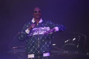 Snoop Dogg at the Xfinity Center in Mansfield, Massachusetts