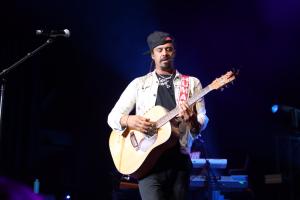 Michael Franti at the Leader Bank Pavilion