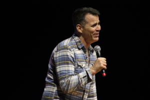 Steve-O performing at The Strand Ballroom & Theatre