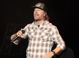 Dierks Bentley at the Xfinity Center in Mansfield, Massachusetts