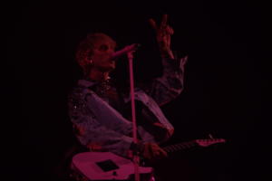 Machine Gun Kelly at the Mohegan Sun Arena on October 31, 2021