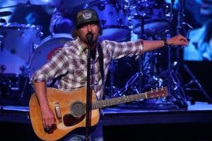Dierks Bentley at the Xfinity Center in Mansfield, Massachusetts