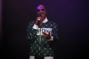 Snoop Dogg at the Xfinity Center in Mansfield, Massachusetts