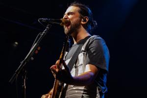 Noah Kahan performed at the Bank of New Hampshire Pavilion