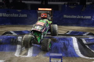 The Monster Jam Triple Threat Series in Providence, RI. at the Dunkin Donuts Center. 