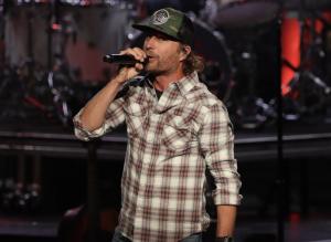 Dierks Bentley at the Xfinity Center in Mansfield, Massachusetts