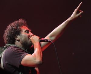 Rage Against The Machine performing at the PPG Paints Arena