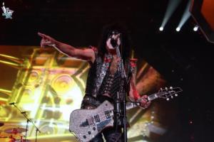 KISS and David Lee Roth performing at the SNHU Arena in Manchester, NH