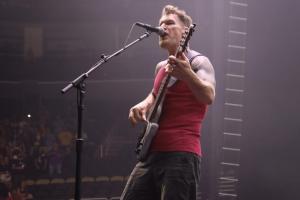 Rage Against The Machine performing at the PPG Paints Arena