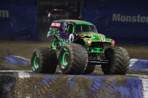 The Monster Jam Triple Threat Series in Providence, RI. at the Dunkin Donuts Center. 