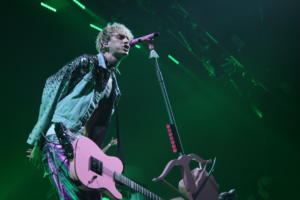 Machine Gun Kelly at the Mohegan Sun Arena on October 31, 2021