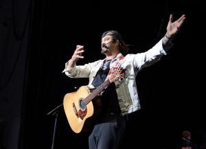 Michael Franti at the Leader Bank Pavilion