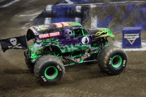 The Monster Jam Triple Threat Series in Providence, RI. at the Dunkin Donuts Center. 