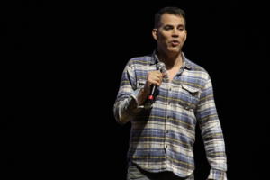 Steve-O performing at The Strand Ballroom & Theatre