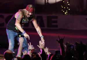 Bret Michaels at Xfinity Center in Mansfield, MA