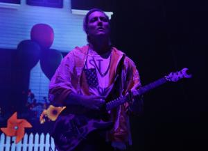 Avenged Sevenfold performing at the Xfinity Center in Mansfield, Massachusetts