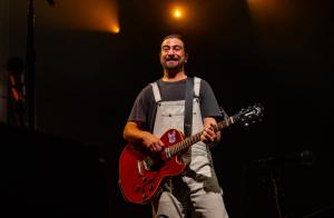 Noah Kahan performed at the Bank of New Hampshire Pavilion