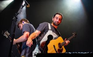 Noah Kahan performed at the Bank of New Hampshire Pavilion