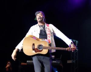 Michael Franti at the Leader Bank Pavilion