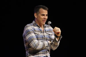 Steve-O performing at The Strand Ballroom & Theatre