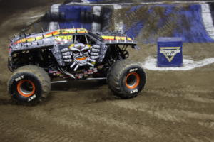 The Monster Jam Triple Threat Series in Providence, RI. at the Dunkin Donuts Center. 