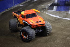 The Monster Jam Triple Threat Series in Providence, RI. at the Dunkin Donuts Center. 