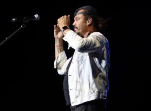 Michael Franti at the Leader Bank Pavilion