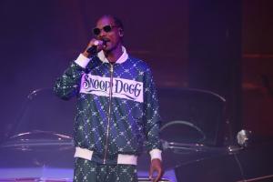 Snoop Dogg at the Xfinity Center in Mansfield, Massachusetts