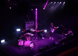 The Ries Brothers performing at Soundcheck Studios in Pembroke, Massachusetts