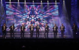 Straight No Chaser at the Mohegan Sun Arena on December 8, 2023