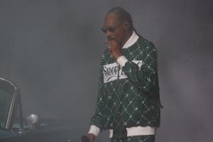 Snoop Dogg at the Xfinity Center in Mansfield, Massachusetts