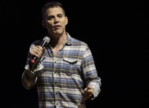 Steve-O performing at The Strand Ballroom & Theatre