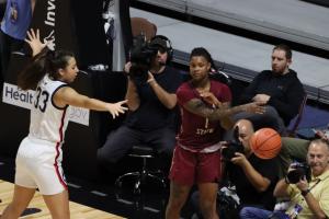 UConn vs Florida State at the Basketball Hall of Fame Women's Showcase