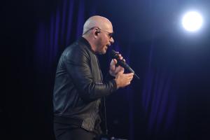 Pitbull at the Xfinity Center in Mansfield, MA