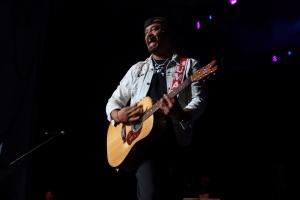 Michael Franti at the Leader Bank Pavilion