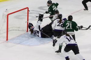 PWHL Boston vs PWHL Minnesota at the Tsongas Center in Lowell, MA on 1/3/2024.