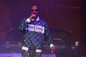 Snoop Dogg at the Xfinity Center in Mansfield, Massachusetts