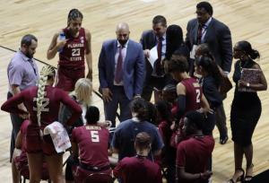 UConn vs Florida State at the Basketball Hall of Fame Women's Showcase