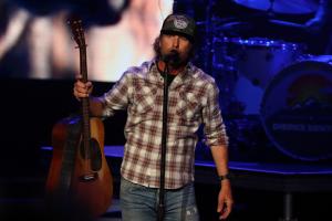 Dierks Bentley at the Xfinity Center in Mansfield, Massachusetts