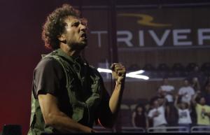 Rage Against The Machine performing at the PPG Paints Arena